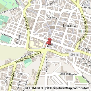 Mappa Corso Manfredi, 36, 71036 Lucera, Foggia (Puglia)