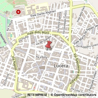 Mappa Piazzetta Giuseppe Ar, 10, 71036 Lucera, Foggia (Puglia)