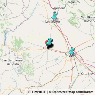 Mappa Via Carlo e Mario Prignano, 71036 Lucera FG, Italia (3.7625)