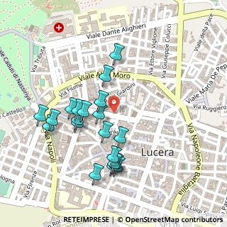 Mappa Via San Francesco, 71036 Lucera FG, Italia (0.247)