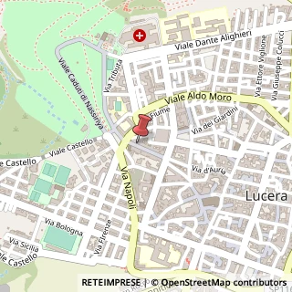 Mappa Via Federico II, 55, 71036 Lucera, Foggia (Puglia)