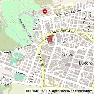Mappa Piazzetta Mario Follieri, 71036 Lucera FG, Italia, 71036 Lucera, Foggia (Puglia)