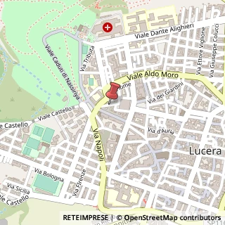 Mappa Via dei Saraceni, 11, 71036 Lucera FG, Italia, 71036 Lucera, Foggia (Puglia)