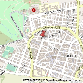 Mappa Piazza Tribunali, 1, 71036 Lucera, Foggia (Puglia)