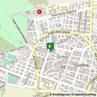 Mappa Via Maddalena Candida Mazzaccara, 28, 71036 Lucera, Foggia (Puglia)