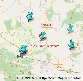 Mappa Salita la Chiesa, 86020 Colle d'Anchise CB, Italia (4.71615)