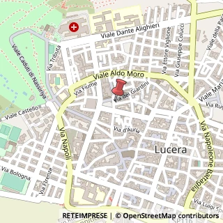 Mappa Piazza Tribunali, 20, 71036 Lucera, Foggia (Puglia)
