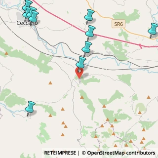 Mappa Via dell'Orologio, 03020 Castro dei Volsci FR, Italia (6.95364)