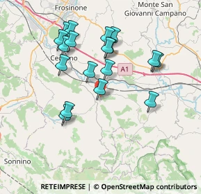 Mappa Via dell'Orologio, 03020 Castro dei Volsci FR, Italia (7.49722)