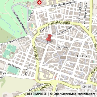 Mappa Via San Domenico,  107, 71036 Lucera, Foggia (Puglia)