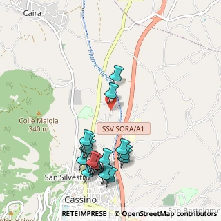 Mappa Via Cimino, 03043 Cassino FR, Italia (1.2205)