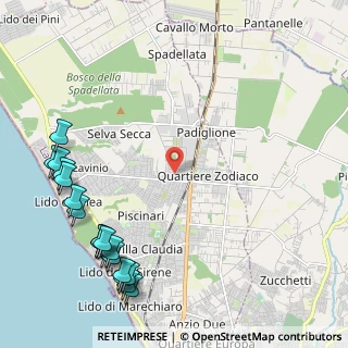 Mappa Via E. Cecconi, 00042 Anzio RM, Italia (3.22389)