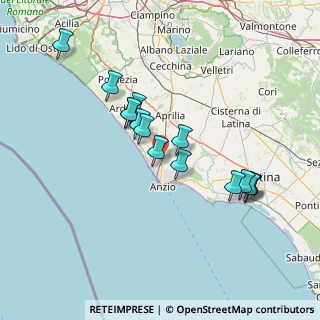 Mappa Via E. Cecconi, 00042 Anzio RM, Italia (14.174)