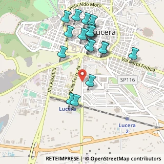 Mappa Via Montesanto, 71036 Lucera FG, Italia (0.5435)