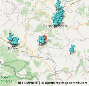 Mappa Contrada Monteverde, 86019 Vinchiaturo CB, Italia (8.875)
