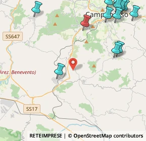 Mappa Contrada Monteverde, 86019 Vinchiaturo CB, Italia (6.85071)