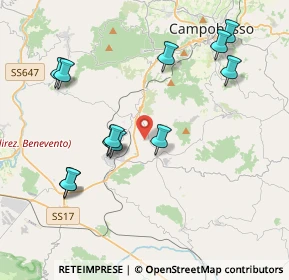 Mappa Contrada Monteverde, 86019 Vinchiaturo CB, Italia (4.43667)