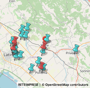 Mappa Via della Resistenza, 04018 Sezze LT, Italia (9.7235)