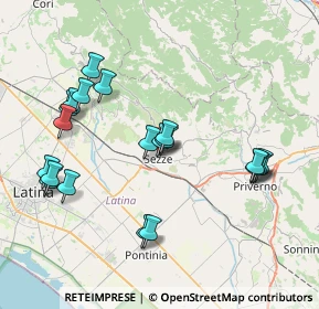 Mappa Via della Resistenza, 04018 Sezze LT, Italia (8.5805)
