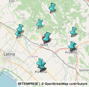 Mappa Via della Resistenza, 04018 Sezze LT, Italia (8.19)
