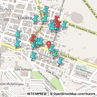 Mappa Via Spina Luigi, 71036 Lucera FG, Italia (0.2355)