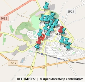 Mappa Via Isonzo, 71036 Lucera FG, Italia (0.79)