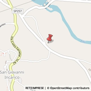 Mappa Via Raponi, 1, 03028 San Giovanni Incarico, Frosinone (Lazio)
