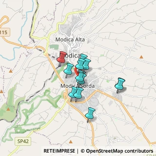 Mappa Via Furio Camillo, 97015 Modica RG, Italia (1.31333)