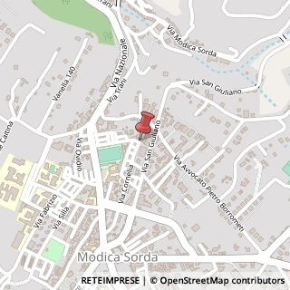 Mappa Via del Campo Sportivo, 25, 97015 Modica, Ragusa (Sicilia)