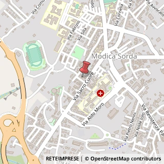 Mappa Via Sacro Cuore, 8, 97015 Modica, Ragusa (Sicilia)