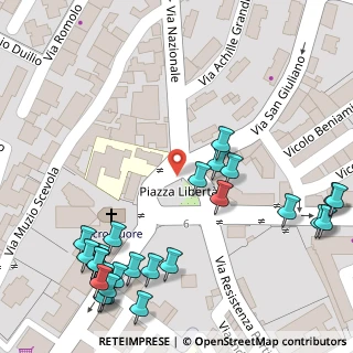 Mappa Piazza Libertà, 97015 Modica RG, Italia (0.08148)