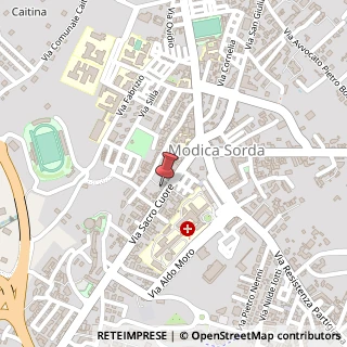 Mappa Via Sacro Cuore, 14, 97015 Modica, Ragusa (Sicilia)