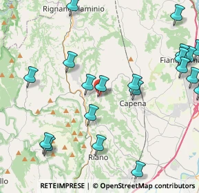 Mappa Via Del Monti, 00067 Morlupo RM, Italia (5.5835)