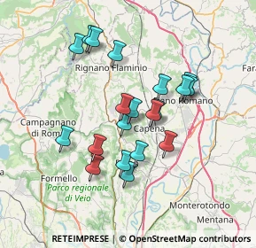 Mappa Via Del Monti, 00067 Morlupo RM, Italia (6.3745)