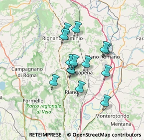 Mappa Via Del Monti, 00067 Morlupo RM, Italia (5.39857)