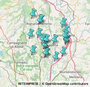 Mappa Via Del Monti, 00067 Morlupo RM, Italia (5.624)