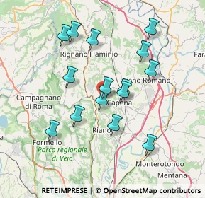 Mappa Via Del Monti, 00067 Morlupo RM, Italia (7.07933)