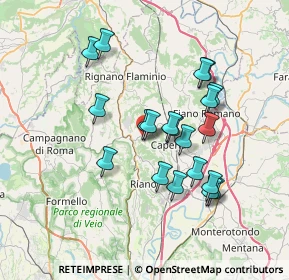 Mappa Via Del Monti, 00067 Morlupo RM, Italia (6.7115)
