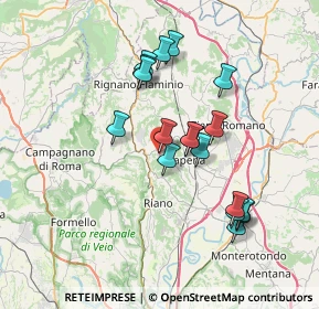 Mappa Via Del Monti, 00067 Morlupo RM, Italia (6.92722)
