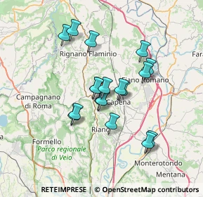 Mappa Via Del Monti, 00067 Morlupo RM, Italia (5.89278)