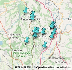 Mappa Via Del Monti, 00067 Morlupo RM, Italia (5.63667)