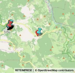 Mappa Via braccianese claudia km 16600 SP 3, 00059 Tolfa RM, Italia (3.14)