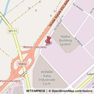 Mappa Via Genova, 24, 66041 Atessa, Chieti (Abruzzo)