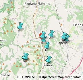 Mappa Via S. Pellegrino, 00067 Morlupo RM, Italia (3.55545)