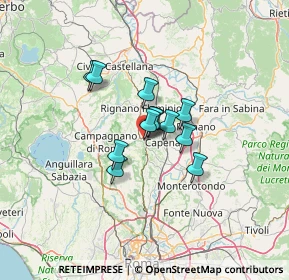 Mappa Via S. Pellegrino, 00067 Morlupo RM, Italia (8.39333)