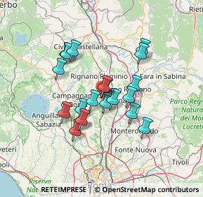 Mappa Via S. Pellegrino, 00067 Morlupo RM, Italia (11.4955)