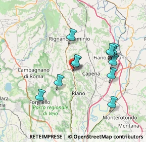 Mappa Via S. Pellegrino, 00067 Morlupo RM, Italia (7.08636)