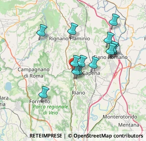 Mappa Via S. Pellegrino, 00067 Morlupo RM, Italia (6.52538)