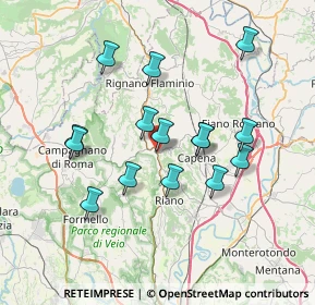 Mappa Via S. Pellegrino, 00067 Morlupo RM, Italia (6.92333)
