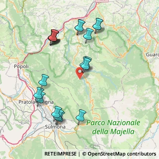 Mappa Contrada Case del Barone, 65023 Caramanico Terme PE, Italia (9.143)